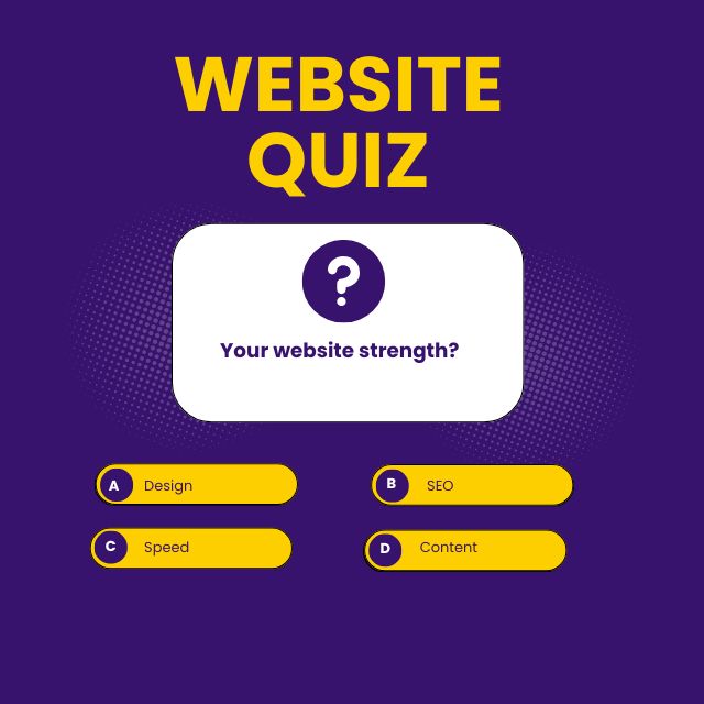 WEBSITE QUIZ